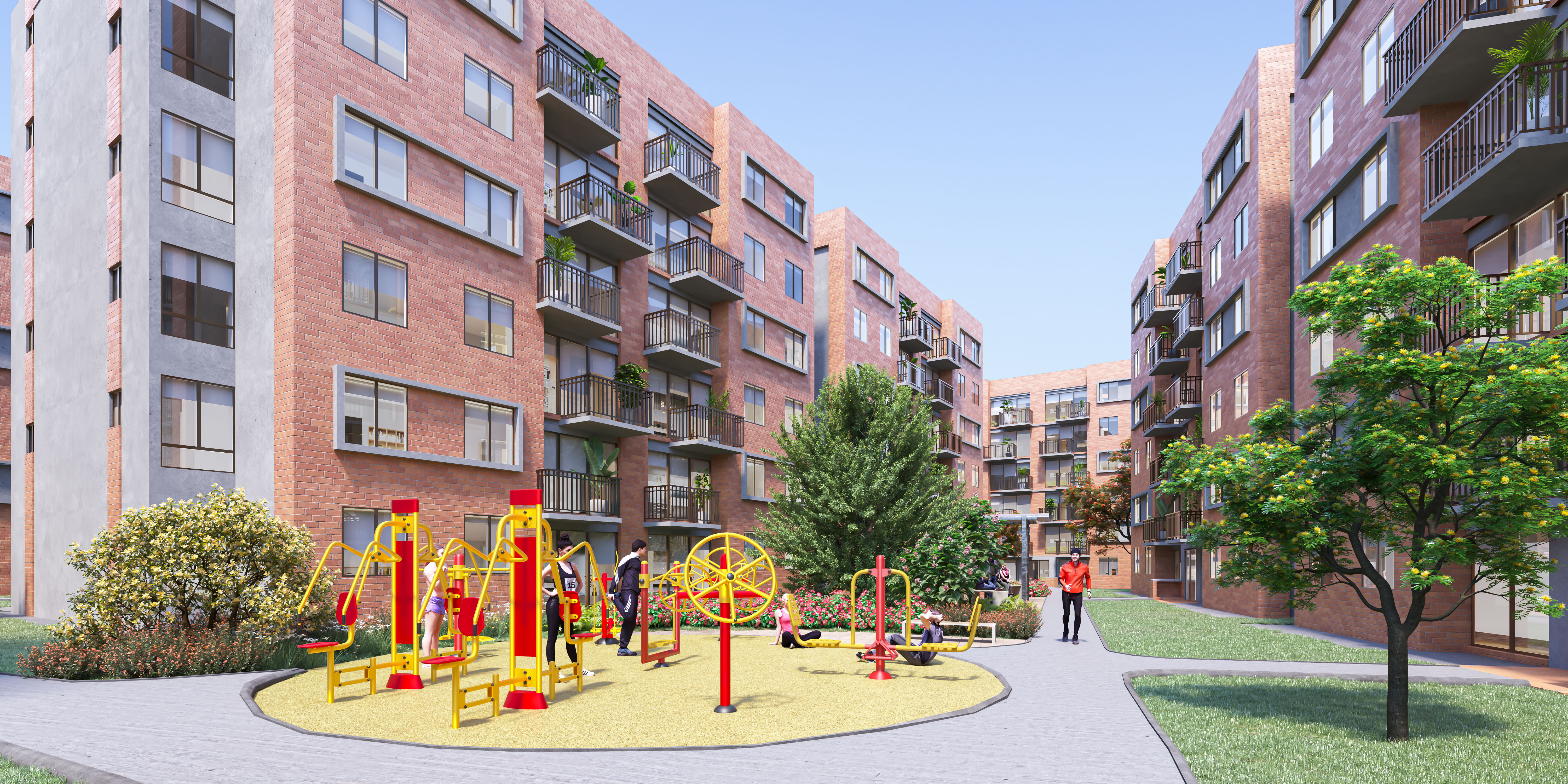 Proyectos Vivienda Nueva Jilguero Apartamento en venta Cundinamarca Tocancipá Ciudadela Foresta 56 m2 Habitaciones 2 Baños 2 Garajes 1 Precio $237150000