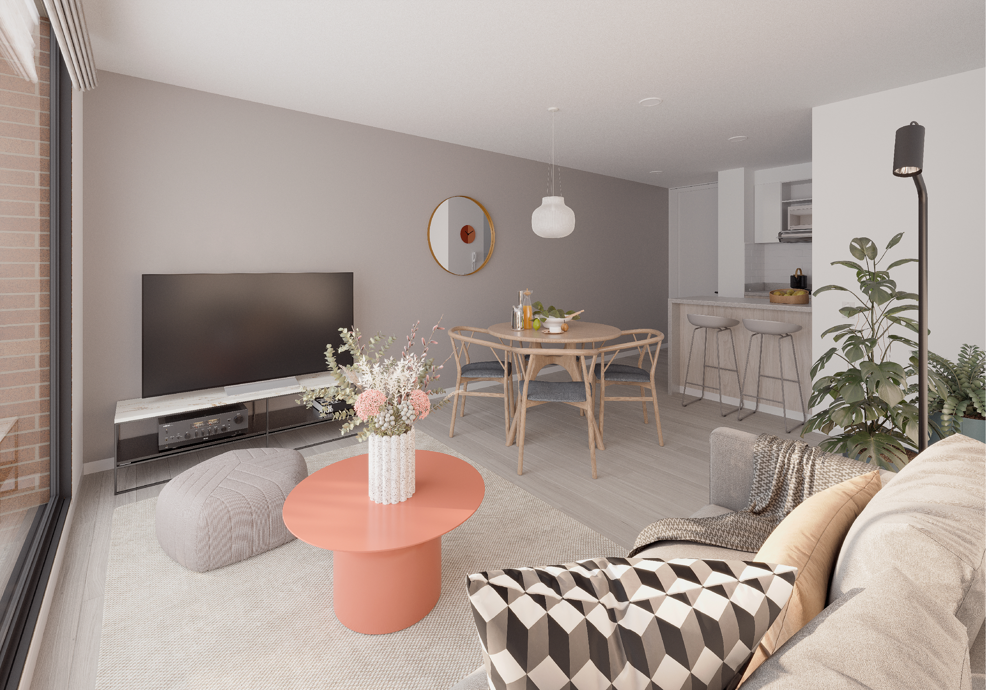 Proyectos Vivienda Nueva Qanvas Apartamento en venta Cundinamarca Zipaquirá Las Villas 94 m2 Habitaciones 3 Baños 2 Garajes 1 Precio $473567000