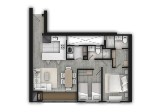 Proyectos Vivienda Nueva Vizcaya Apartamento en venta Cundinamarca Bogotá Otros 69 m2 Habitaciones 2 Baños 2 Garajes 1 Precio $681000000