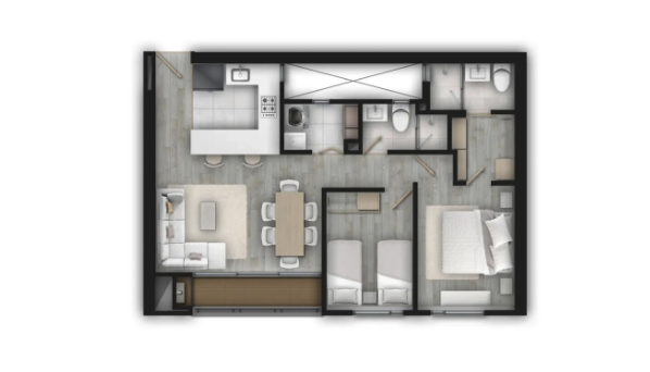Proyectos Vivienda Nueva Vizcaya Apartamento en venta Cundinamarca Bogotá Otros 66 m2 Habitaciones 2 Baños 2 Garajes 1 Precio $623000000