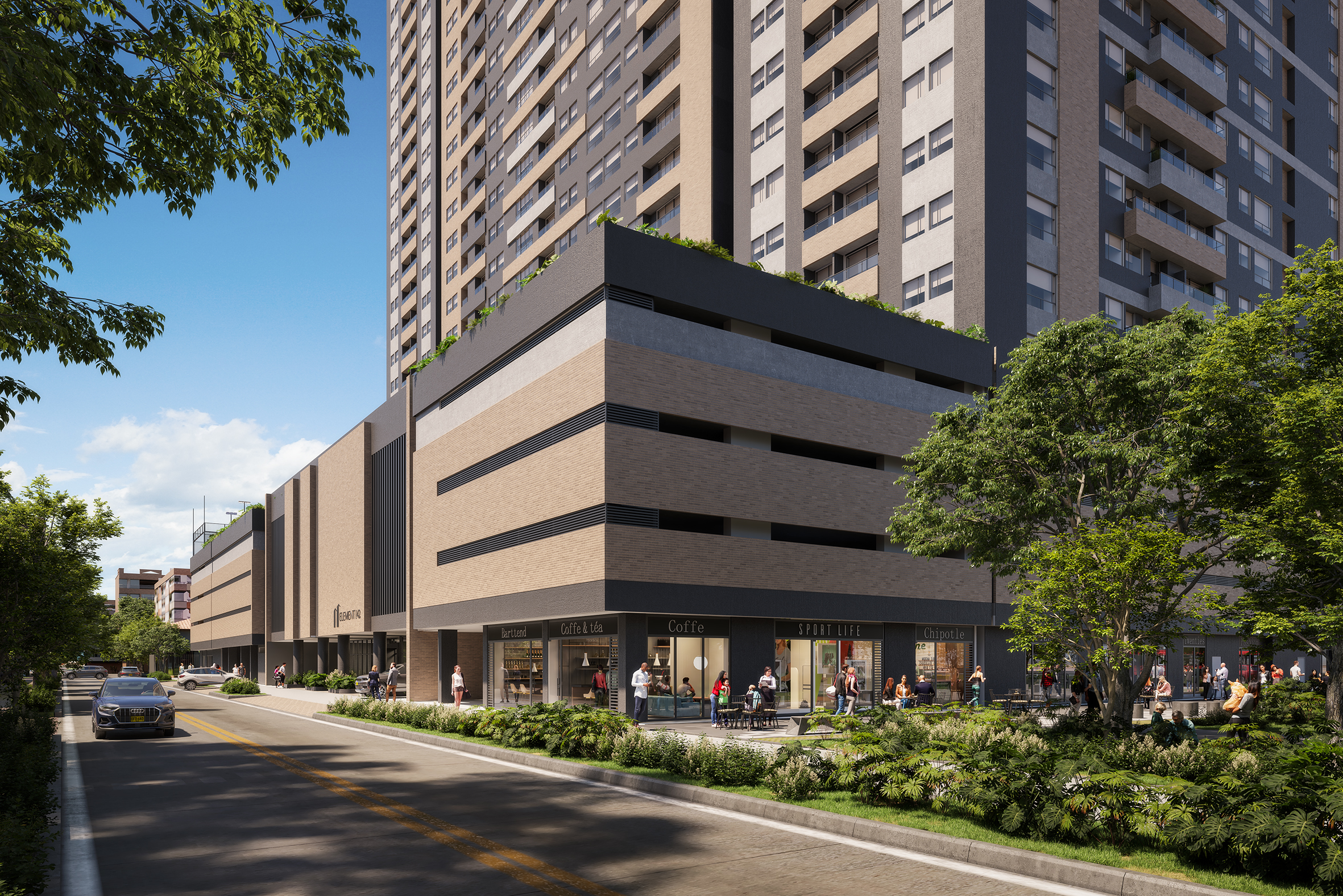 Proyectos Vivienda Nueva Element 142 Apartamento en venta Cundinamarca Bogotá Cedritos 57 m2 Habitaciones 2 Baños 2 Garajes 1 Precio $741400000