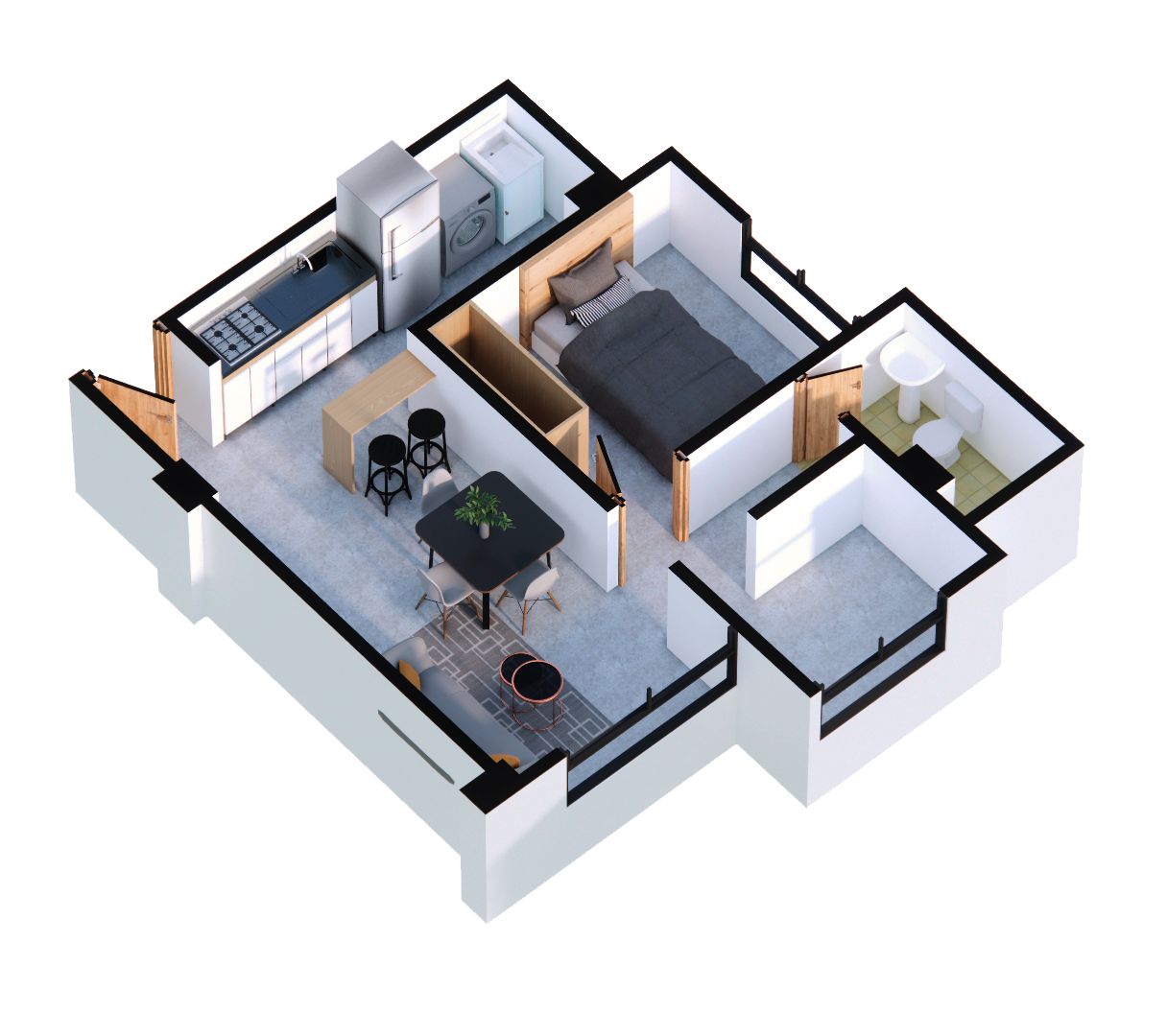 Proyectos Vivienda Nueva Torre 3 Apartamento en venta Quindío Armenia Monteprado 37 m2 Habitaciones 1 Baños 1 Garajes 0 Precio $151175700