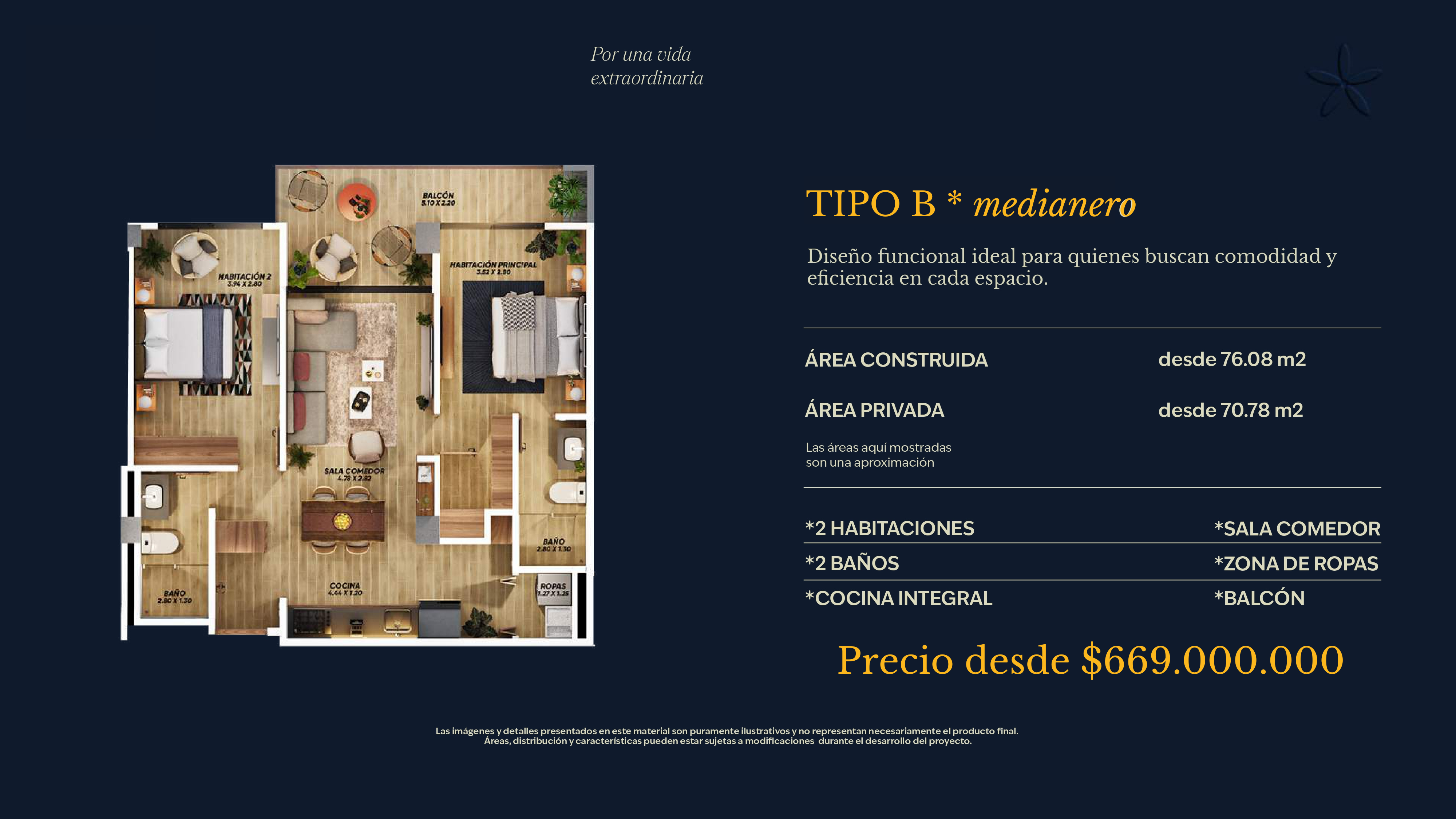 Proyectos Vivienda Nueva Azahar Home Suites Et 2 Suite en venta Quindío Armenia Armenia 76 m2 Habitaciones 0 Baños 2 Garajes 1 Precio $669000000