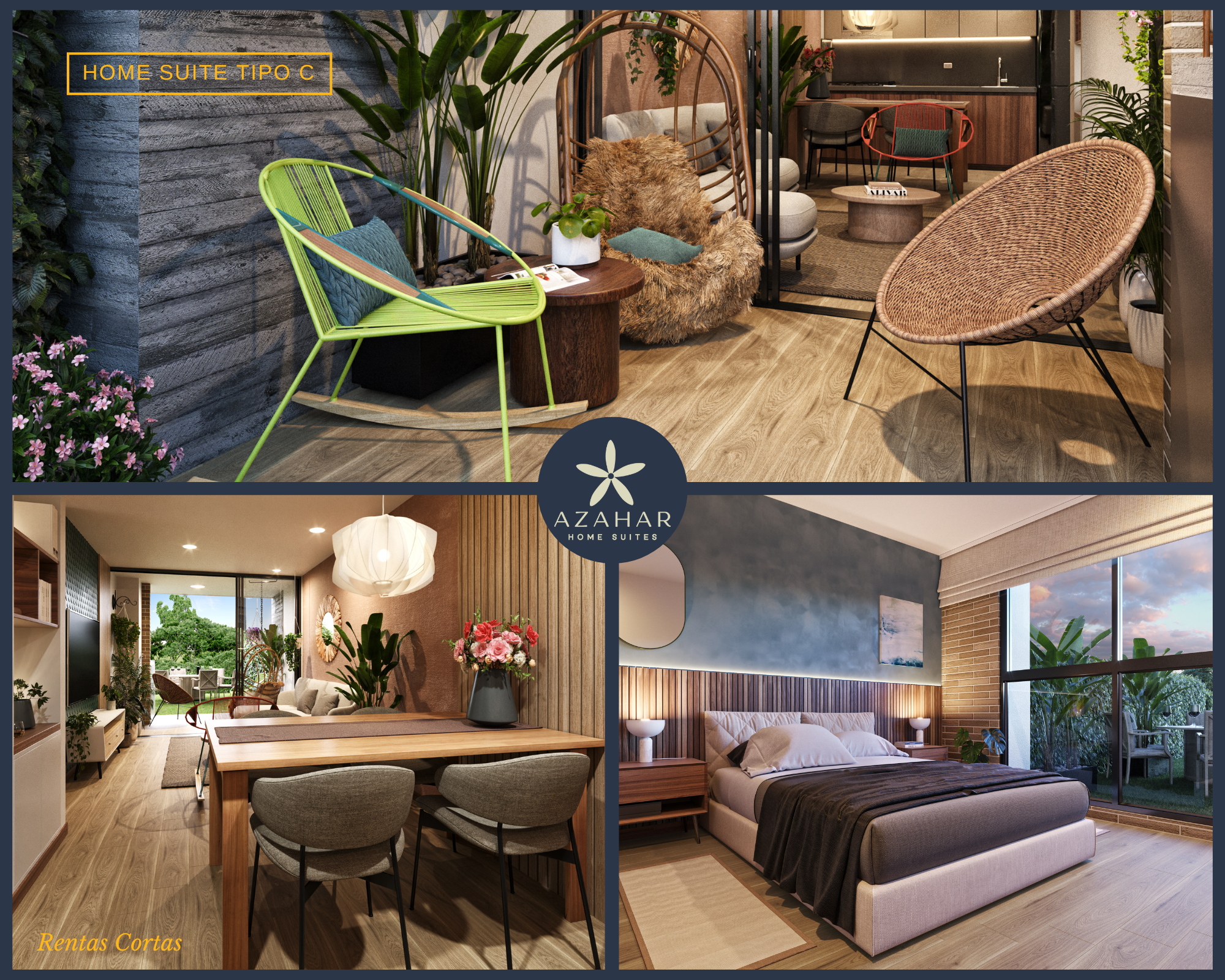 Proyectos Vivienda Nueva Azahar Home Suites Et 2 Suite en venta Quindío Armenia Armenia 50 m2 Habitaciones 0 Baños 2 Garajes 1 Precio $493000000