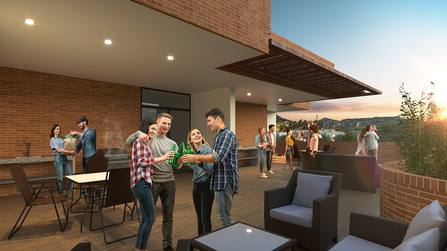 Proyectos Vivienda Nueva Verdemonte Apartamento en venta Cundinamarca La Calera Calera Gardens 62 m2 Habitaciones 2 Baños 2 Garajes 1 Precio $401000000